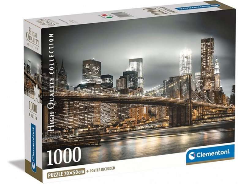 Puzzle 1000 Clementoni: Nowojorska panorama