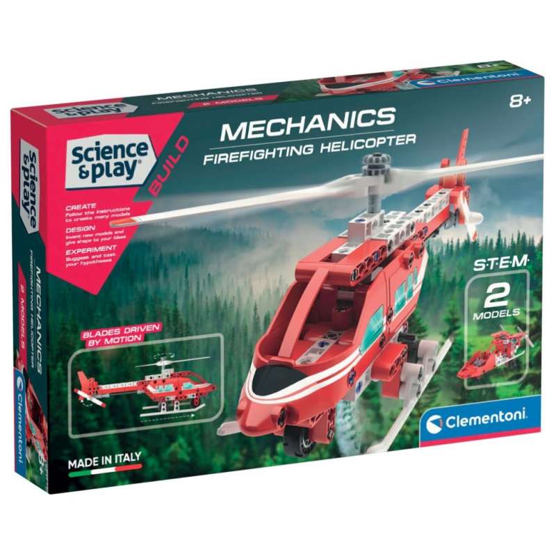 Konstruktor Clementoni: Helikopter Strażaków