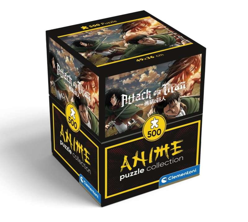 Puzzle 500 Clementoni: Anime Cube - Attack on Titans