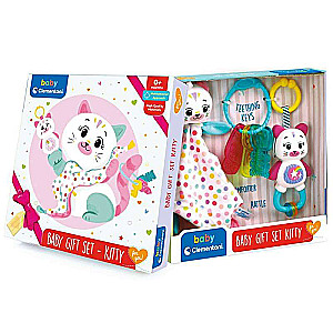 Zestaw prezentowy zabawek Clementoni: Baby Gift Set - Kitty