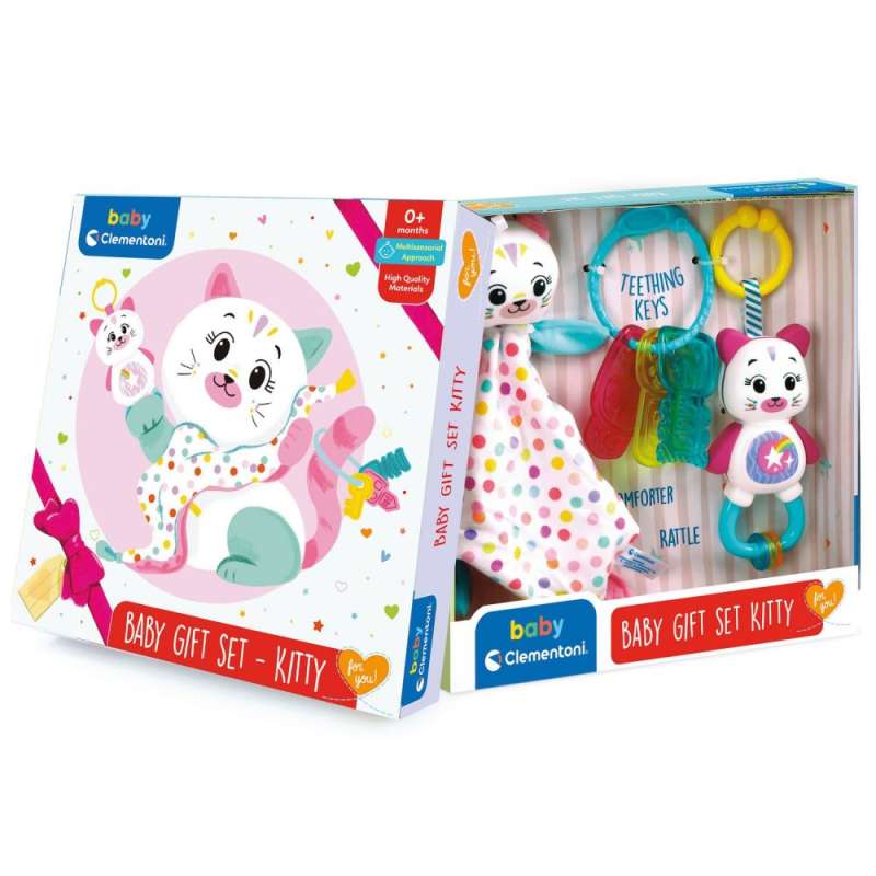 Zestaw prezentowy zabawek Clementoni: Baby Gift Set - Kitty