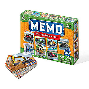 Memo - Land Transport, 50 Cards