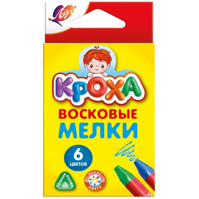 Vaska krītiņi - Krokha, 6 krāsas