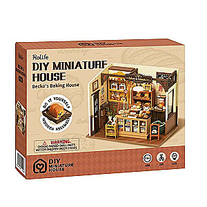 3D складная миниатюра ROBOTIME - Beckas Baking House