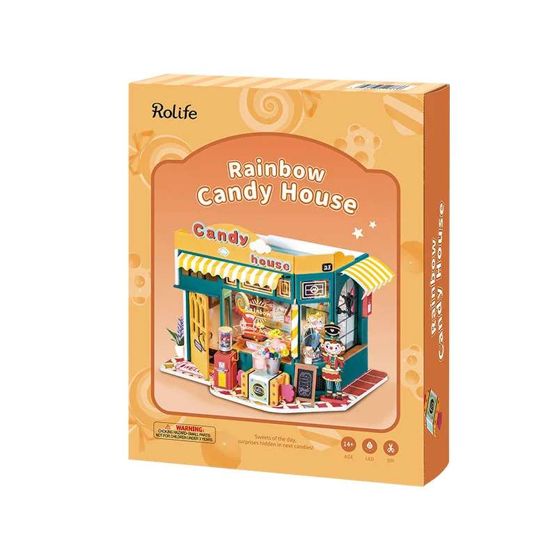 3D składana miniaturka ROBOTIME - Candy House