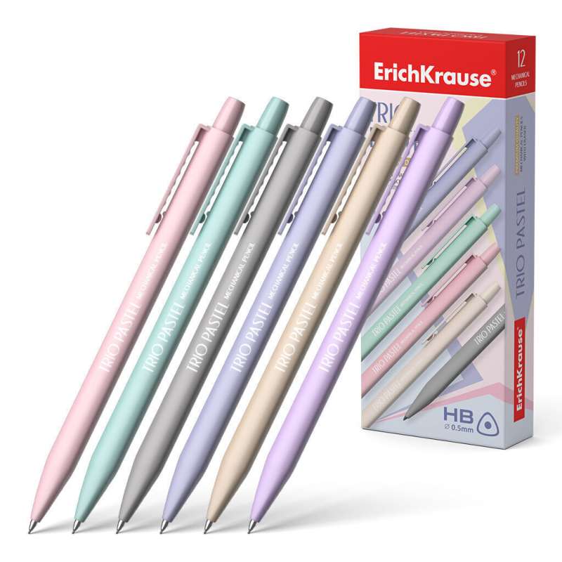 Druckbleistift, 0.5mm, Trio Pastel, HB