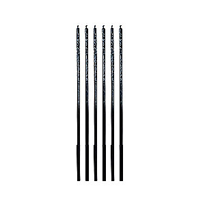 Sveču komplekts - Ombre 6gab. 3x3x170mm