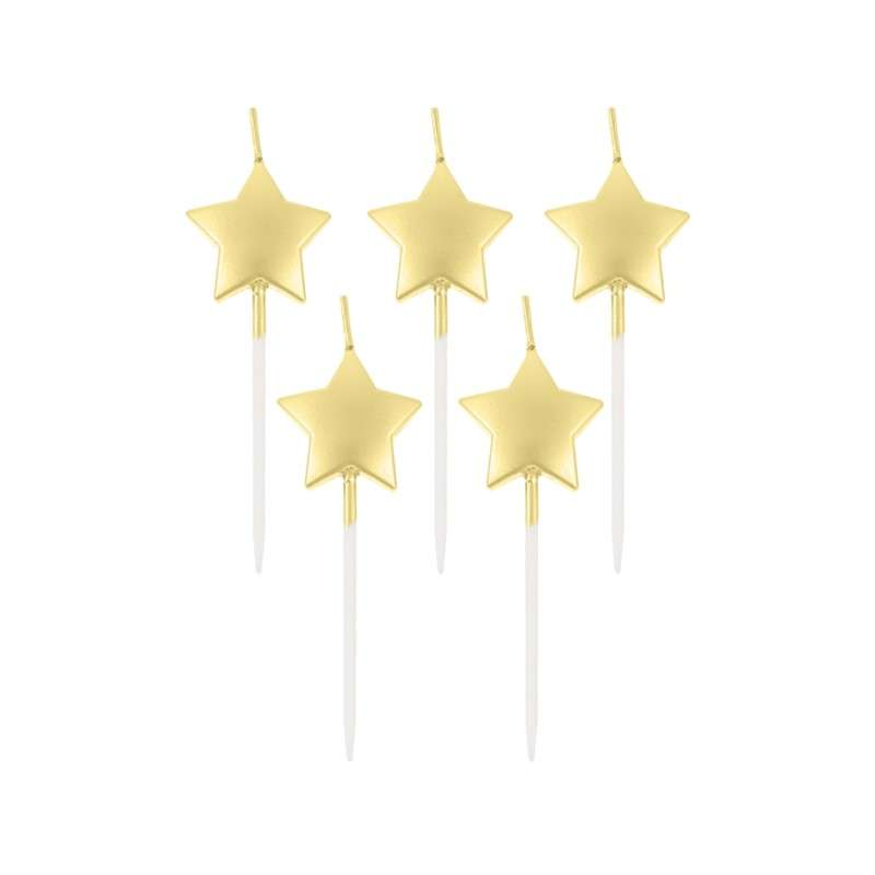 Набор свечей - Stars 5шт.