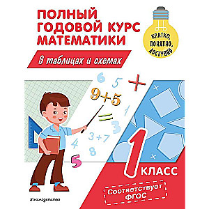 Complete Annual Mathematics Course in Tables and Schemes: 1st Grade
