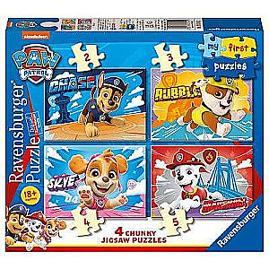 Puzzle 4 w 1 - PAW Patrol