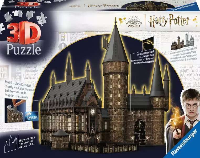 3D пазл - Harry Potter Hogward Castle Night