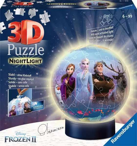 3D пазл - Frozen 2, ночник