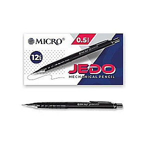 Ołówek automatyczny 0.5 mm czarny Micro JEDO