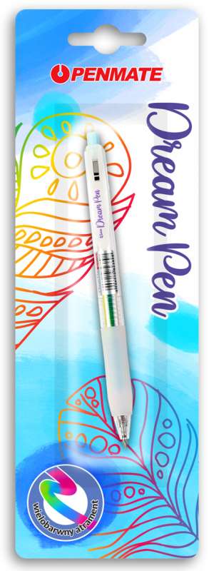 Długopis kulkowy 0,5 mm wielokolorowy PENMATE Dream Pen, mix