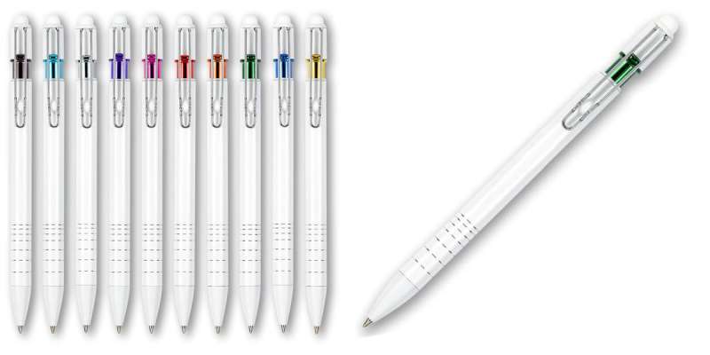 Długopis kulkowy z rysikiem PENMATE White touch
