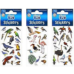 Stickers 6.6x18cm Birds