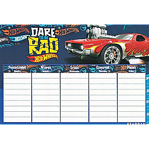HotWheels Class Schedule