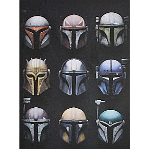 Sketchbook Star Wars. Mandalorian Helmets A6, 32 pages stapled