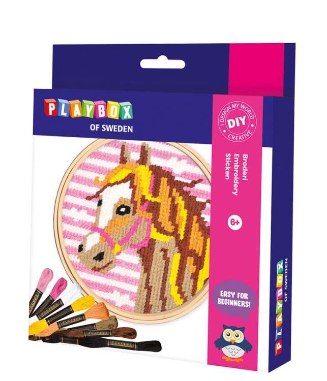 Izšūšanas komplekts PLAYBOX - Zirdziņš