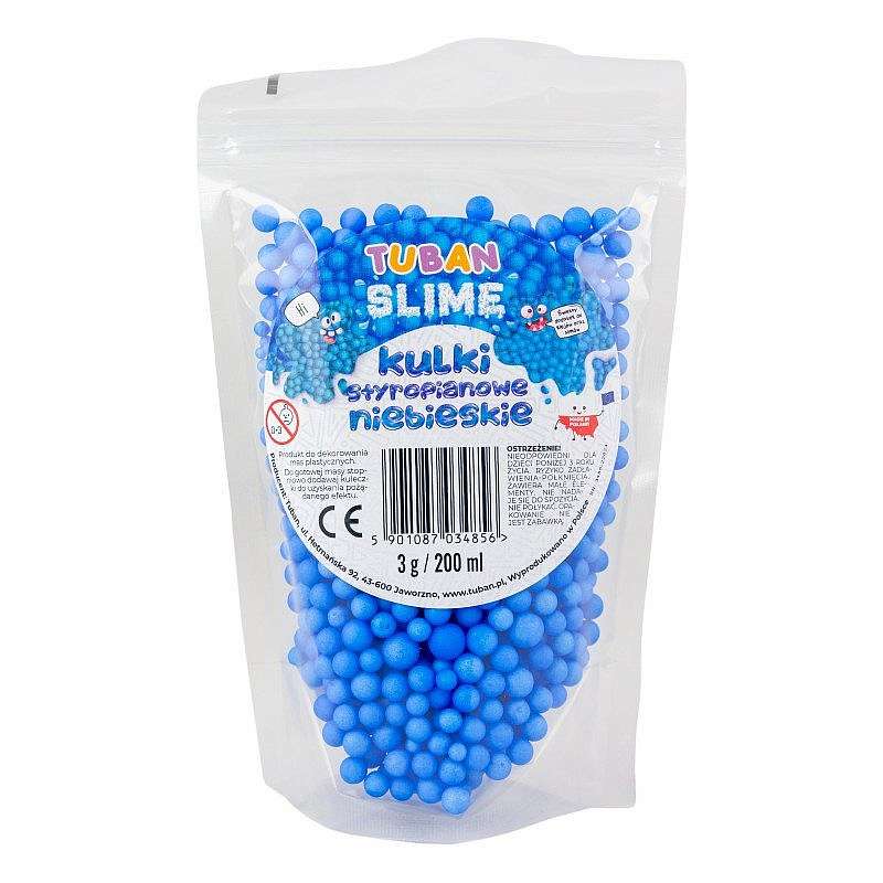 Granulas no putu plastmasas, zila 200ml