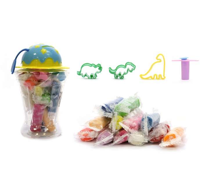 Modeling Clay - Ice Cream Cup, 12 Colors, 4 Shapes