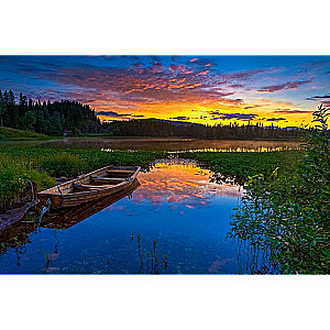 Paint by numbers 40x50 cm Night Lake, 25 colors, level 4