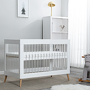 Bērnu gultiņa LPK750 izmērs 120*60, balta