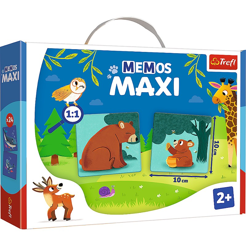 Board Game - Memos maxi. Animals