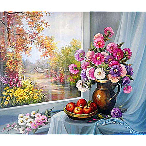 Diamond Mosaic 30x40 cm Touch of Autumn, 26 colors, level 4