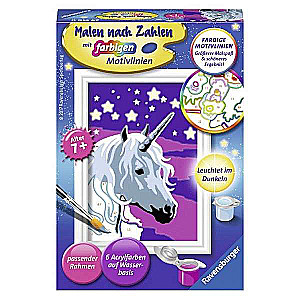 Painting by Numbers 12x8.5 - Unicorn