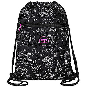 Shoe Bag COOL PACK B&W Scribble