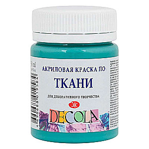 Farba akrylowa do tkanin 50 ml Turkusowa zieleń