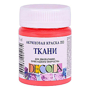 Akralinė dažai audiniams 50 ml Koralo