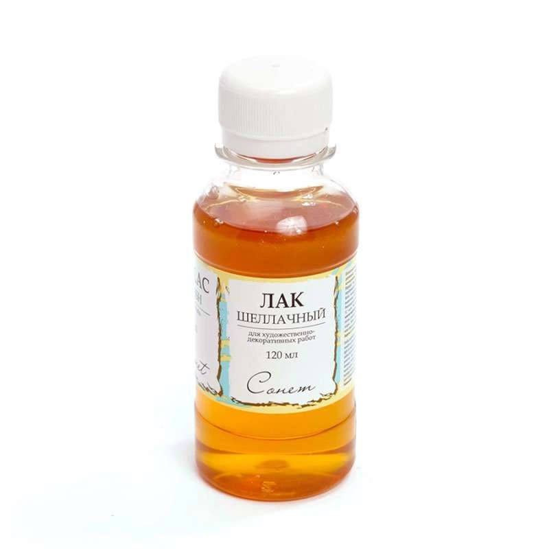 Shellac varnish for decorative work 120 ml