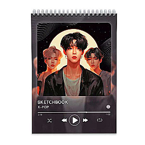 Skeču grāmata. K-pop stils.