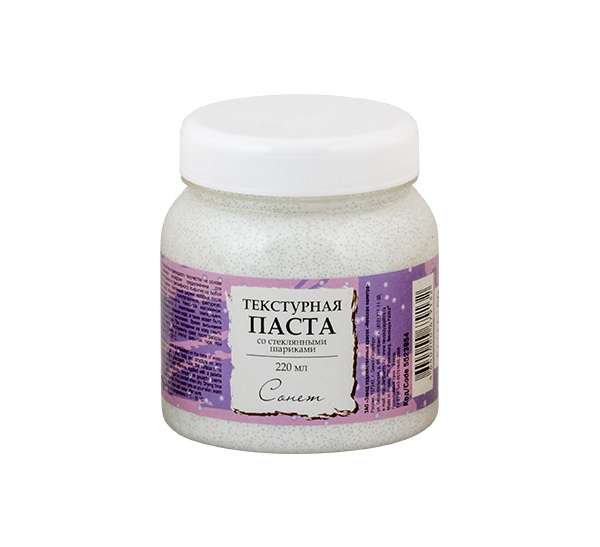 Sonet Textured Paste 220 ml with Glass Balls