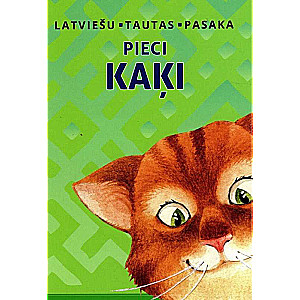 Latvijas tautas pasaka. Pieci kaķi minigrāmatiņa
