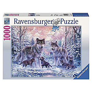 Puzzle 1000 - Rodzina wilków