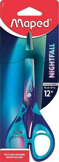 MAPED Nightfall Teens Scissors 16 cm