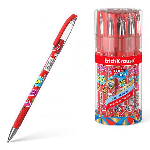 Długopis kulkowy ErichKrause® ColorTouch® Sweet love, kolor tuszu niebieski
