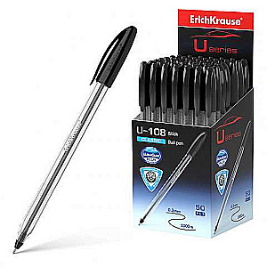 Kugelschreiber ErichKrause melna U-108 Classic Stick 1.0 mm