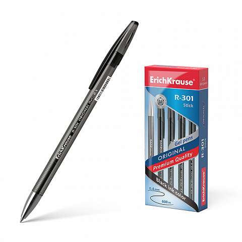 Gelstift ErichKrause® R-301 Original Gel Stick 0.5, Tintenfarbe Schwarz