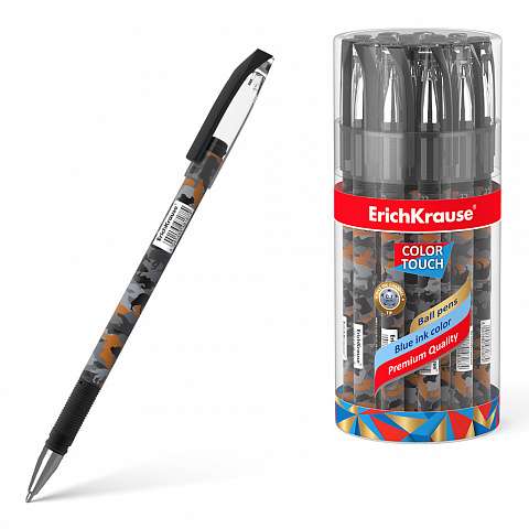 Długopis kulkowy ErichKrause® ColorTouch® Rough Native, kolor atramentu niebieski