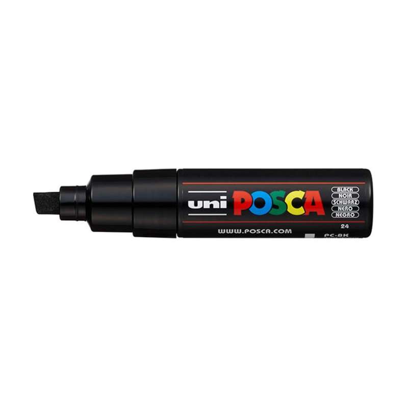 Ūdens bāzes marķieris UNI Posca PC-8K melns