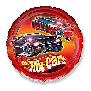 Balon foliowy 18/46 cm Hot Cars