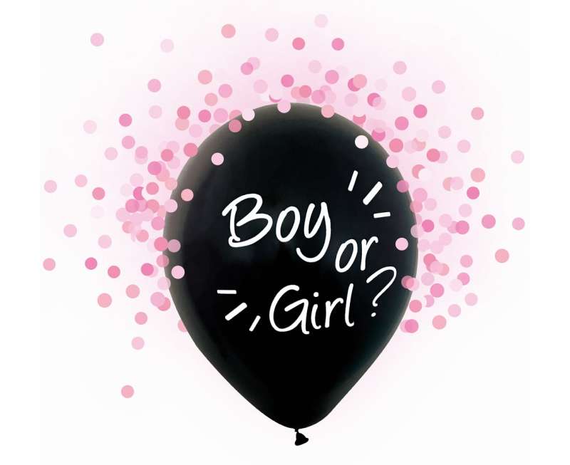 Gaisa balons - Zēns vai meitene, 4 gab.