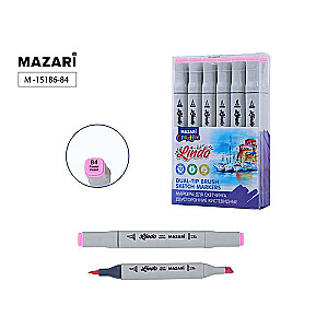 Double-sided sketch marker LINDO, pastel violet