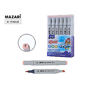 Double-sided sketch marker LINDO, fruit pink