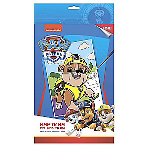 Painting by numbers 30x20.5 cm - Paw Patrol. Krepыш