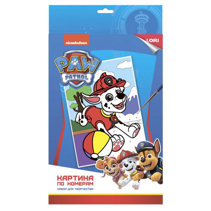 Paint by Numbers - Paw Patrol. Marshall